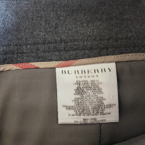Burberry Grey Pencil Skirt - Picture 5 of 7